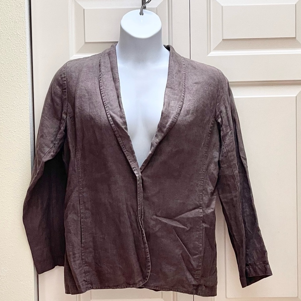 Eileen Fisher Irish linen blazer